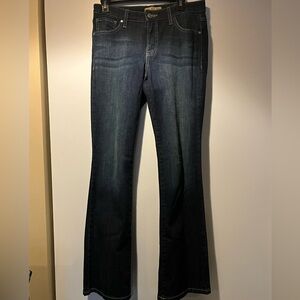 Nine West Vintage America Dark Blue Flare Jeans 6/28